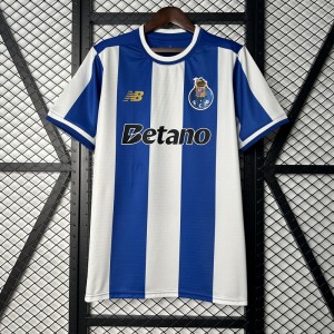 25/26 Porto Home White Blue Jersey Version Short Sleeve-9088684