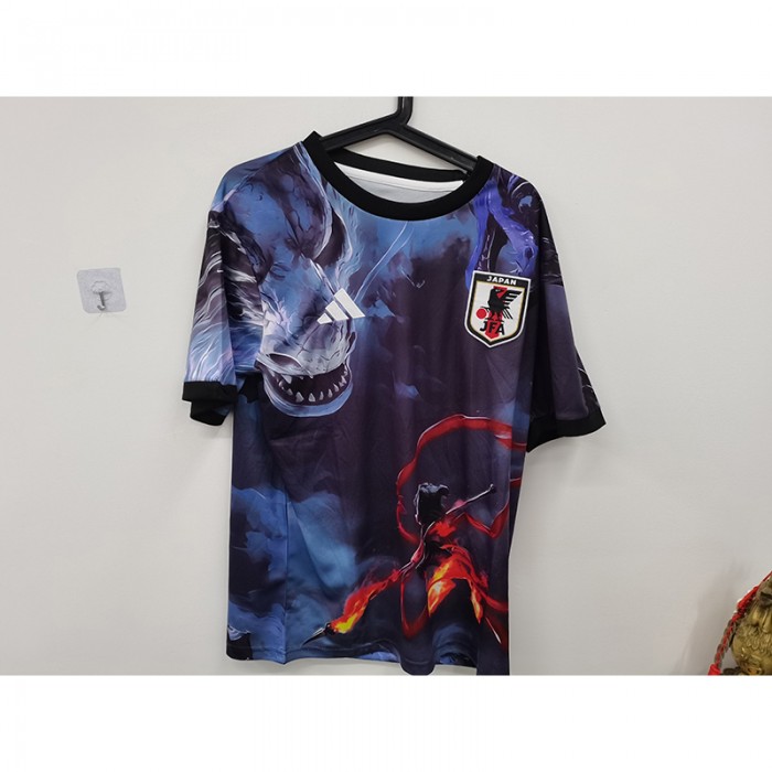 STOCK CLEARANCE [SIZE L] 2024 Japan Special Edition Black Blue Jersey Version Short Sleeve-516244