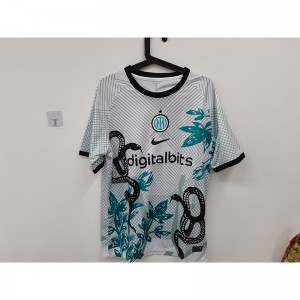 STOCK CLEARANCE [SIZE L] 24/25 Inter Milan Special Edition White Black Jersey Version Short Sleeve-1362299