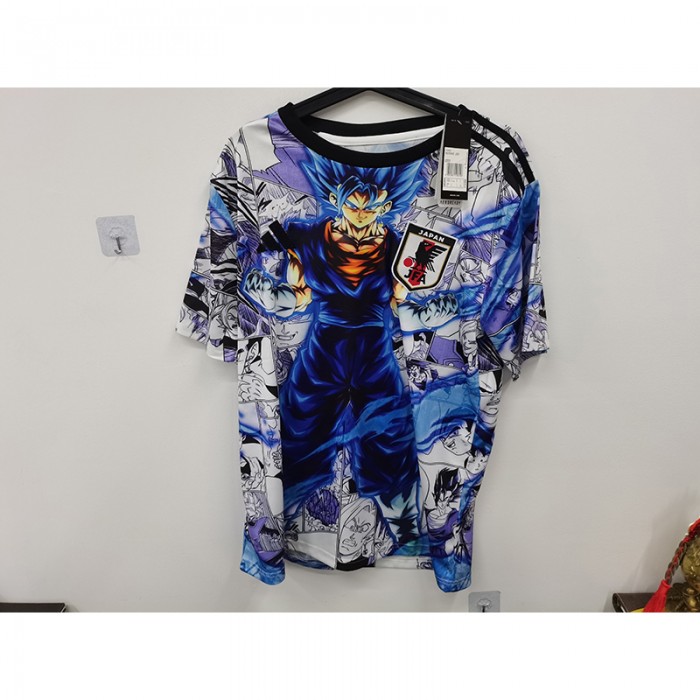 STOCK CLEARANCE [SIZE L] 2024 Japan Special Edition Blue White Jersey Version Short Sleeve-9024311