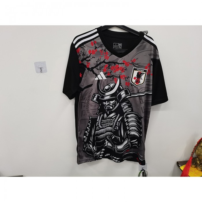 STOCK CLEARANCE [SIZE L] 2024 Japan Special Edition Black Gray Jersey Version Short Sleeve-9680493