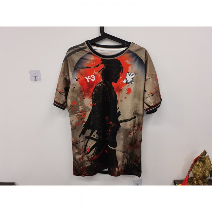 STOCK CLEARANCE [SIZE L] 2024 Japan Special Edition Brown Black Jersey Version Short Sleeve-4785712