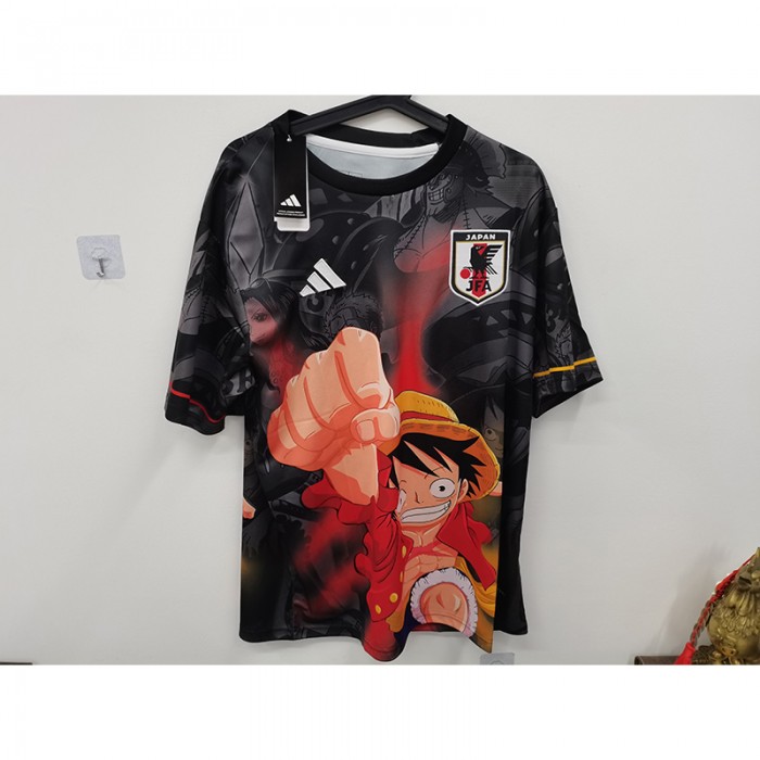 STOCK CLEARANCE [SIZE XL] 2024 Japan Special Edition Black Jersey Version Short Sleeve-1715410