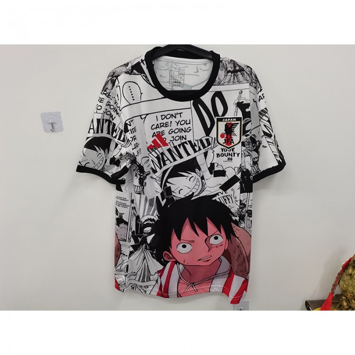 STOCK CLEARANCE [SIZE L] 2024 Japan Special Edition White Black Jersey Version Short Sleeve-7089617