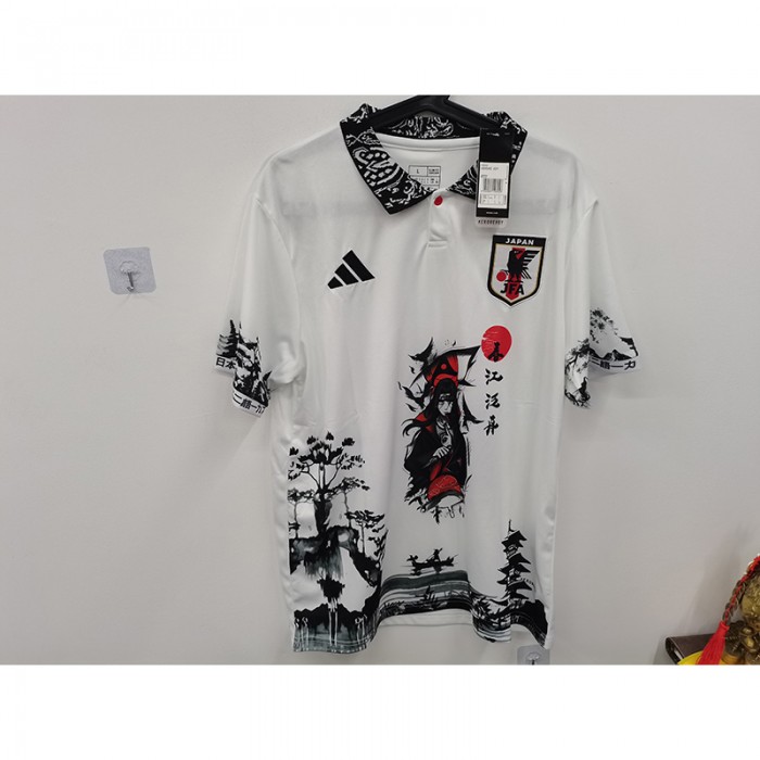 STOCK CLEARANCE [SIZE L] 2024 Japan Special Edition White Black Jersey Version Short Sleeve-2498860