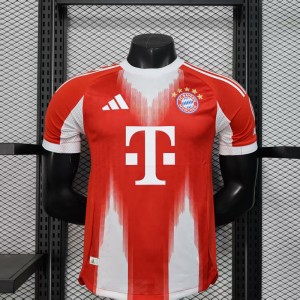 25/26 Bayern Munich Home Red White Jersey Kit Short Sleeve (Player Version)-1581687
