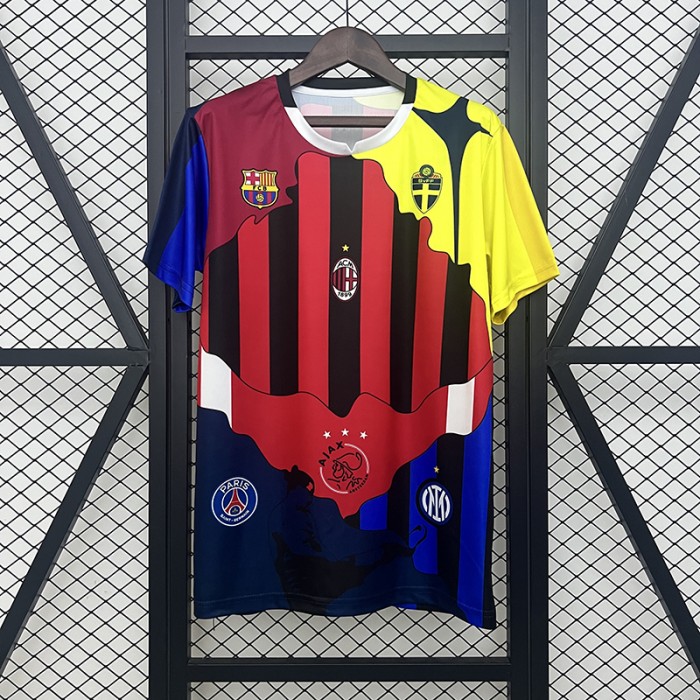 25/26 Ibrahimovic 11 Special Edition Red Black Jersey Version Short Sleeve-8565652