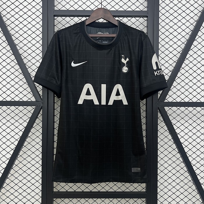 25/26 Tottenham Hotspur Away Black Jersey Version Short Sleeve-373072