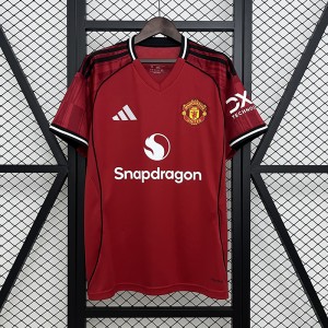 25/26 Manchester United M-U Home Red Jersey Version Short Sleeve-6858710