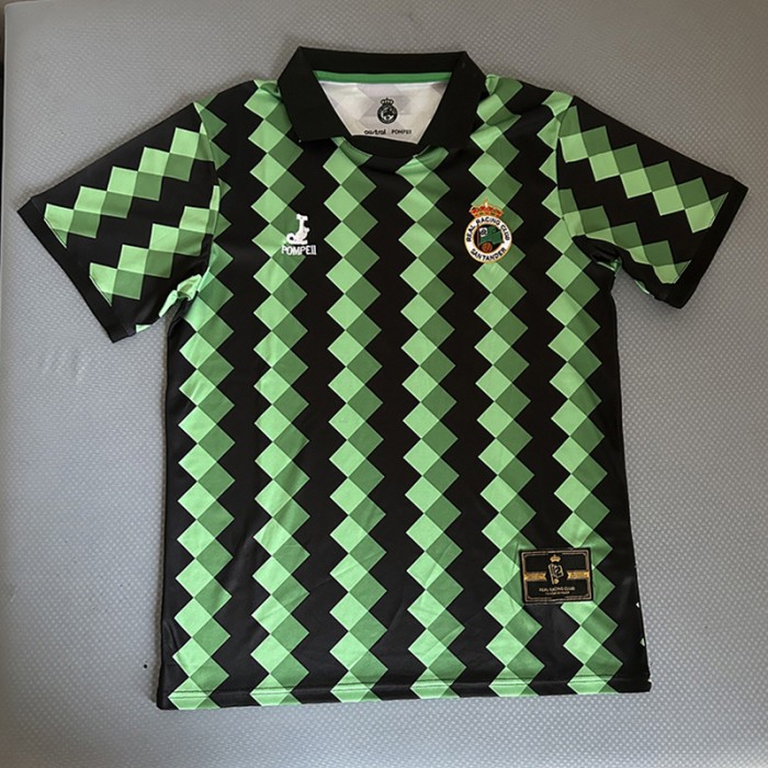 25/26 Santander 112th Anniversary Edition Green Black Jersey Version Short Sleeve-5281040