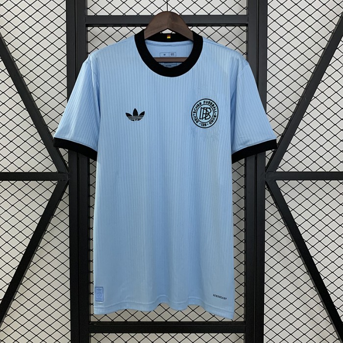 2025 Germany 125th Anniversary Blue Jersey Version Short Sleeve-7054717