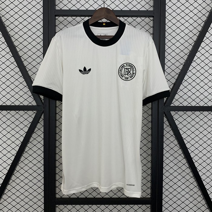 2025 Germany 125th Anniversary White Jersey Version Short Sleeve-8673308
