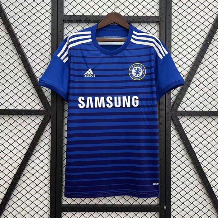 Retro 14/15 Chelsea Home Blue Jersey Version Short Sleeve-2195939