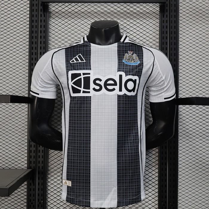 25/26 Newcastle United Home Black White Jersey Version Short Sleeve (Player Version)-3934011