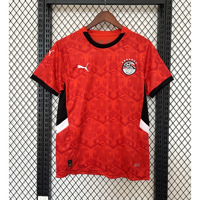 2025 Egypt Home Red Jersey Version Short Sleeve-3738286