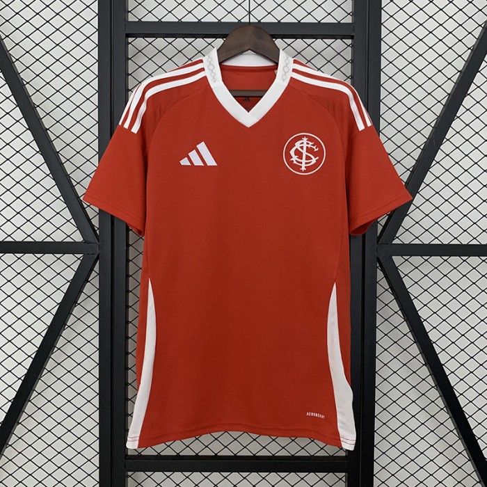 25/26 Internacional Home Red Jersey Version Short Sleeve-9675094
