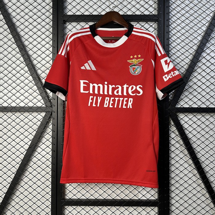 25/26 Benfica Home Red Jersey Version Short Sleeve-3709449