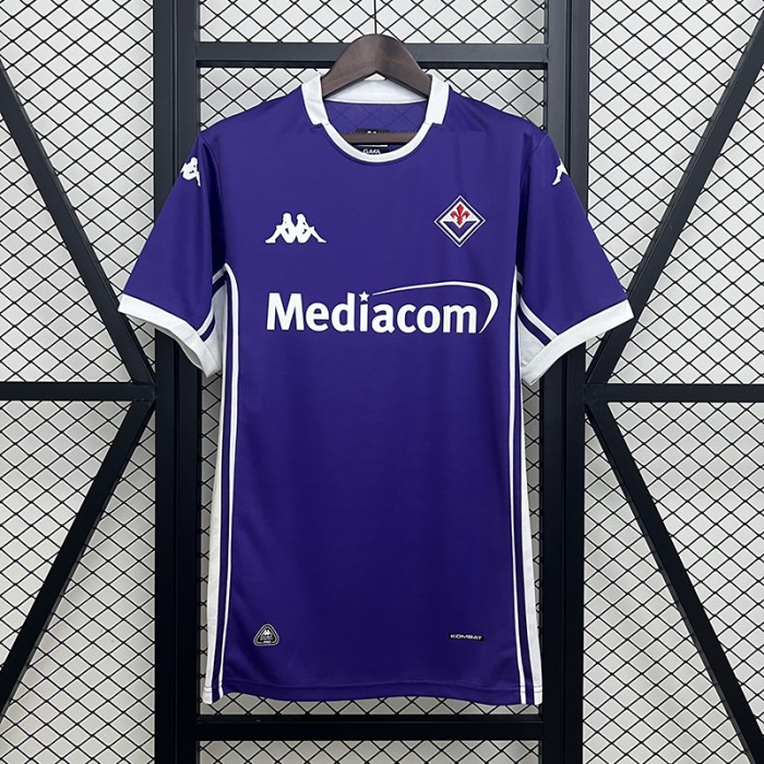 25/26 Fiorentina Home Purple Jersey Version Short Sleeve-1102261
