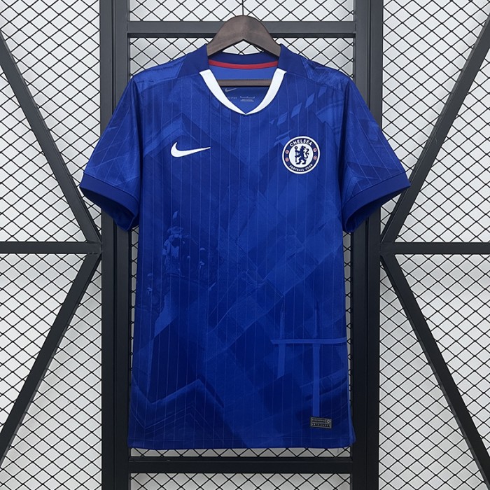 25/26 Chelsea Home Blue Jersey Version Short Sleeve-1005121