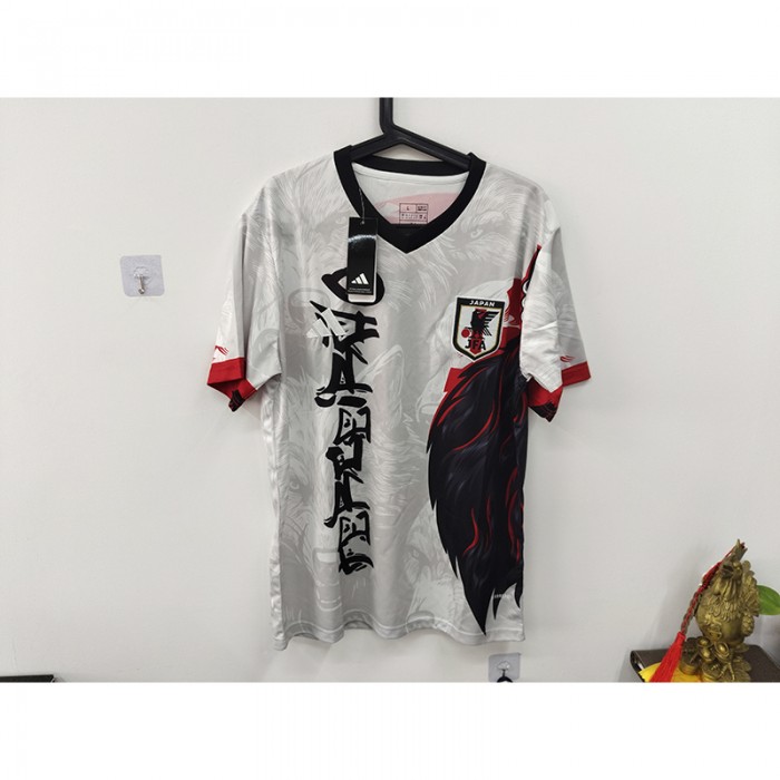 STOCK CLEARANCE [SIZE L] 2024 Japan Special Edition White Black Jersey Version Short Sleeve-8288630