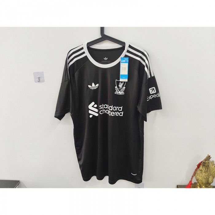 STOCK CLEARANCE [SIZE L] 24/25 Liverpool Special Edition Black Jersey Version Short Sleeve-2660749