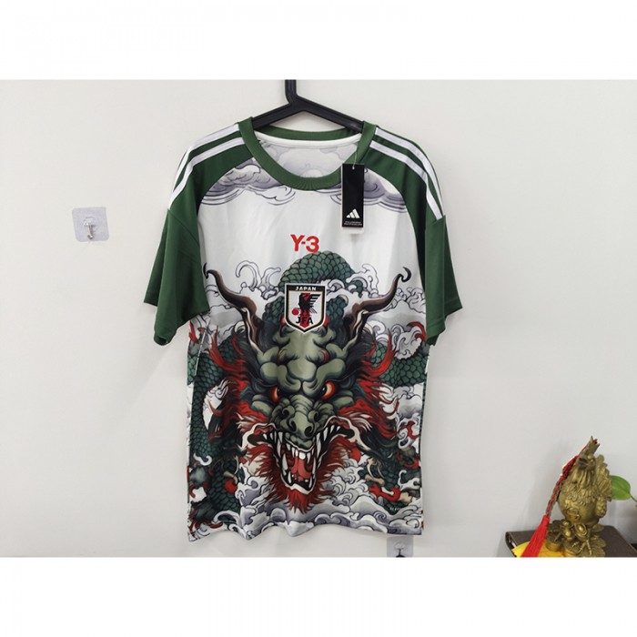 STOCK CLEARANCE [SIZE XL] 2024 Japan Special Edition White Green Jersey Version Short Sleeve-3635671