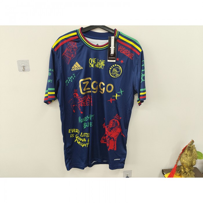 STOCK CLEARANCE [SIZE L] 25/26 Ajax Special Edition Navy Blue Jersey Version Short Sleeve-584188
