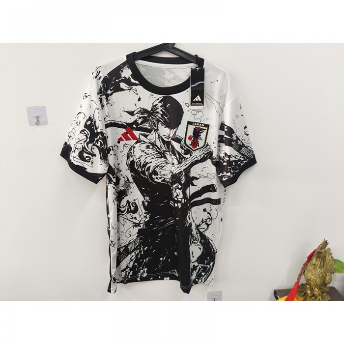 STOCK CLEARANCE [SIZE L] 2024 Japan Special Edition Black White Jersey Version Short Sleeve-2233950