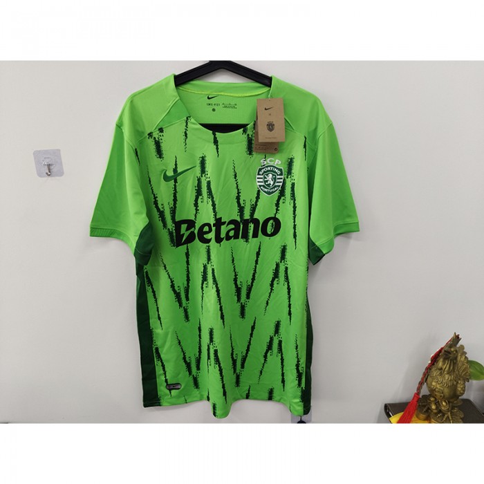 STOCK CLEARANCE [SIZE XL] 24/25 Lisbon Special Edition Green Jersey Version Short Sleeve-1502927