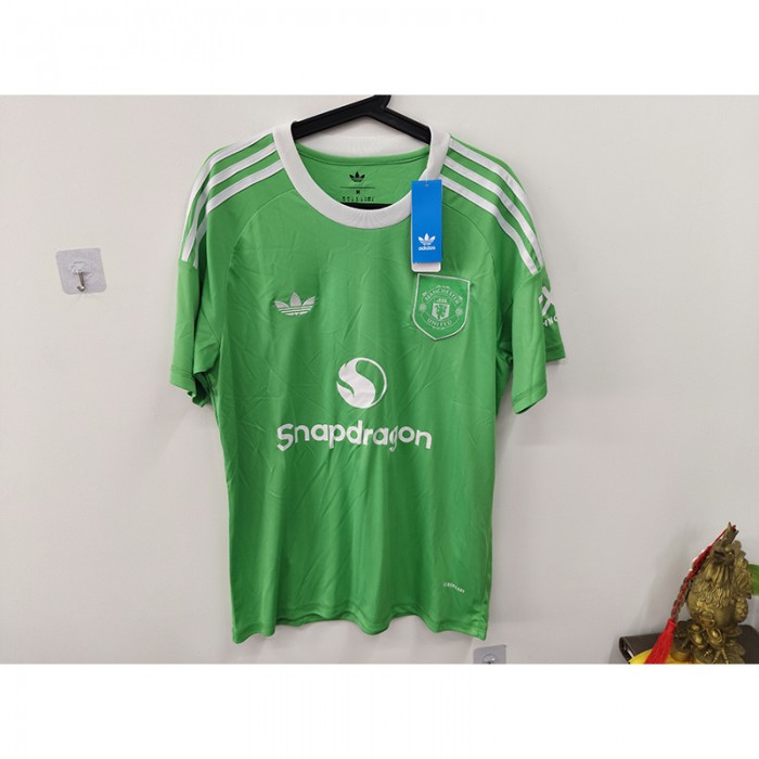 STOCK CLEARANCE [SIZE M] 24/25 Manchester United M-U Special Edition Green Jersey Version Short Sleeve-3222928