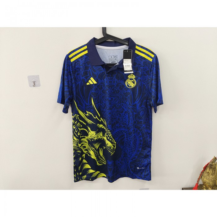 STOCK CLEARANCE [SIZE M] 24/25 Real Madrid Special Edition Blue Jersey Version Short Sleeve-5546295