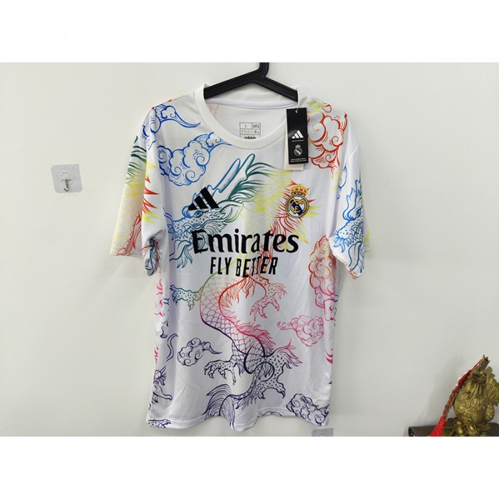 STOCK CLEARANCE [SIZE L] 24/25 Real Madrid Special Edition White Jersey Version Short Sleeve-8175147