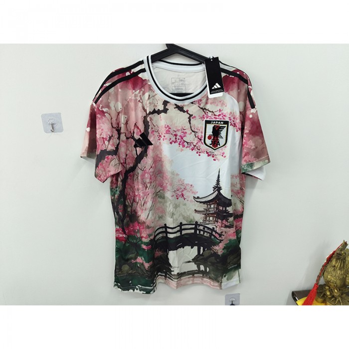 STOCK CLEARANCE [SIZE L] 2024 Japan Special Edition Black White Jersey Version Short Sleeve-4224424