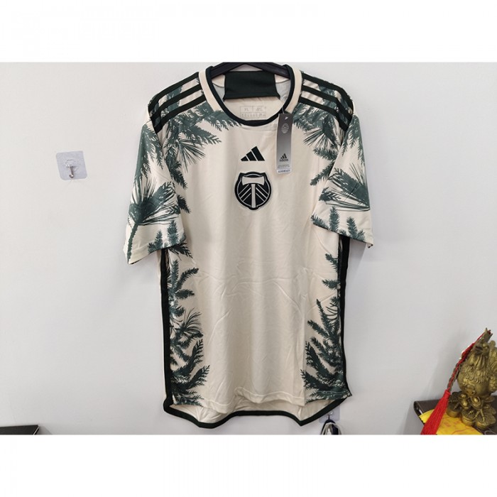 STOCK CLEARANCE [SIZE XL] 24/25 Portland Timbers Away Khkai Jersey Version Short Sleeve-7668541