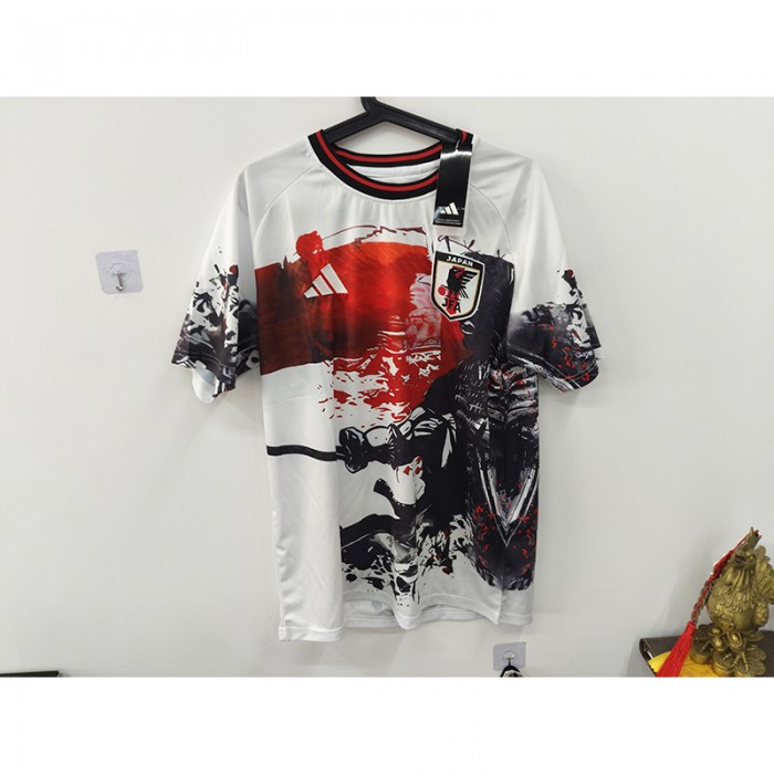 STOCK CLEARANCE [SIZE L] 2024 Japan Special Edition Black White Jersey Version Short Sleeve-9097199