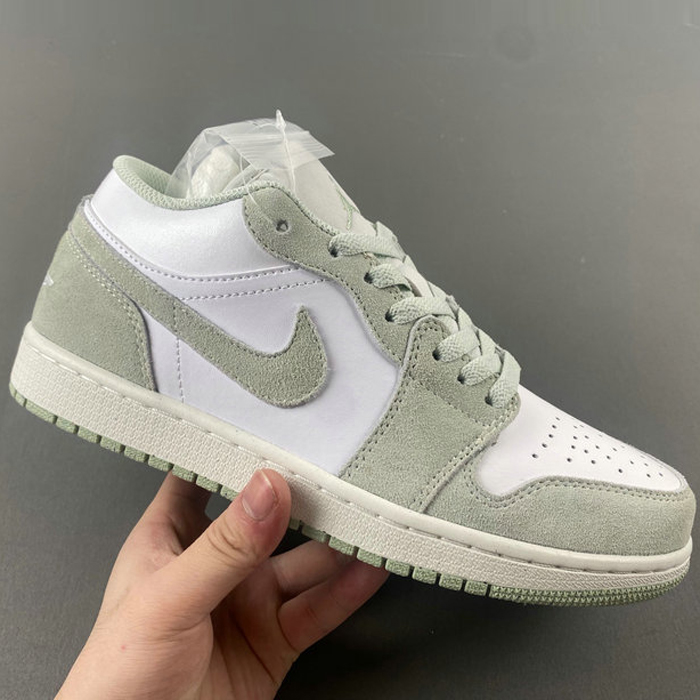 New Popular Air Jordan 1 AJ1 Low SE Seafoam Running Shoes-Green/White-295623