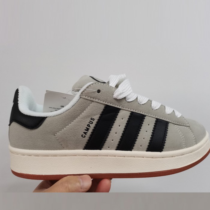 Campus Running Shoes-GrayBlack-3639992
