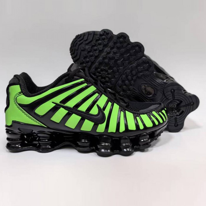 Air Max Shox TL 13 Running Shoes-Black/Green-6675365