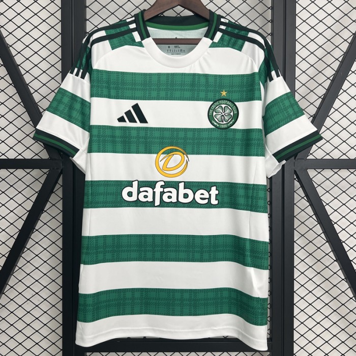 25/26 Celtics Home Green White Jersey Version Short Sleeve-6410529