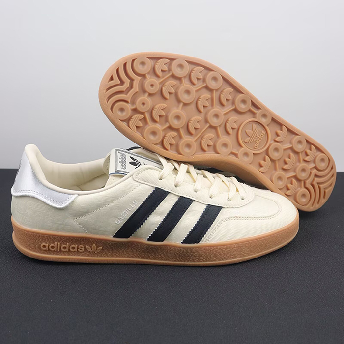 GAZELLE Running Shoes-White/Black-588996