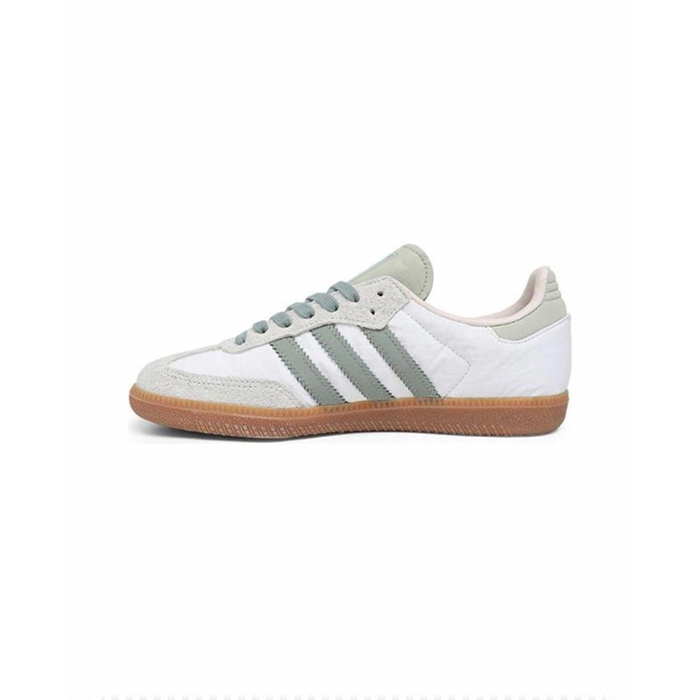 SAMBA OG Running Shoes-White/Green-7763716