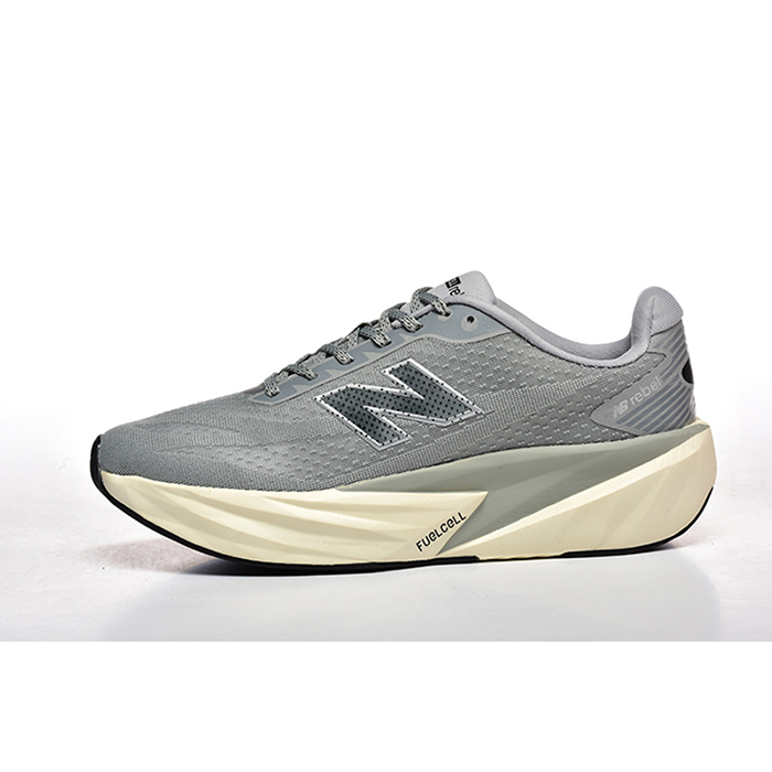 New Balance FuelCell Rebel V5 Running Shoes-Gray/White-3628331