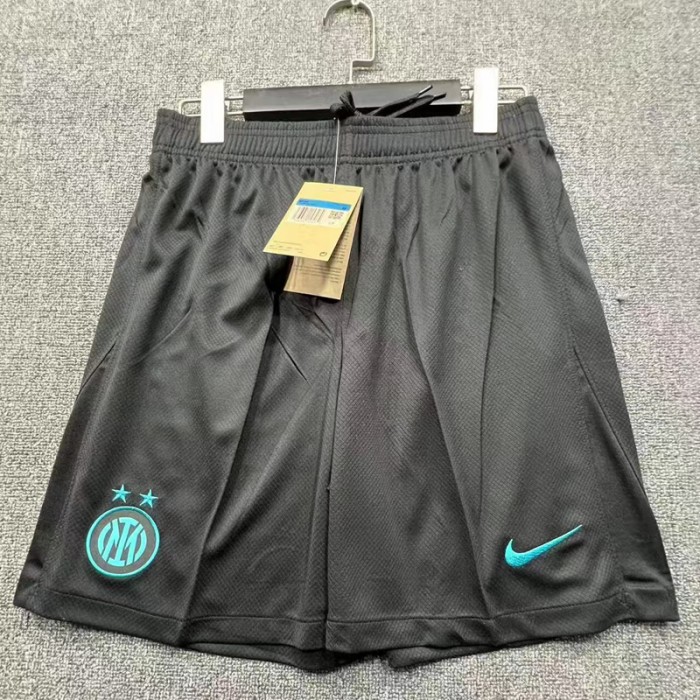 25/26 Inter Milan Home Shorts Black Shorts Jersey-3829666