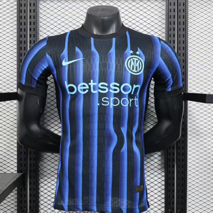 25/26 Inter Milan Home Navy Blue Jersey Version Short Sleeve (Player Version)-4876776
