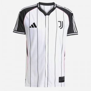 25/26 Juventus White Black Jersey Training Suit Short Sleeve-4155479