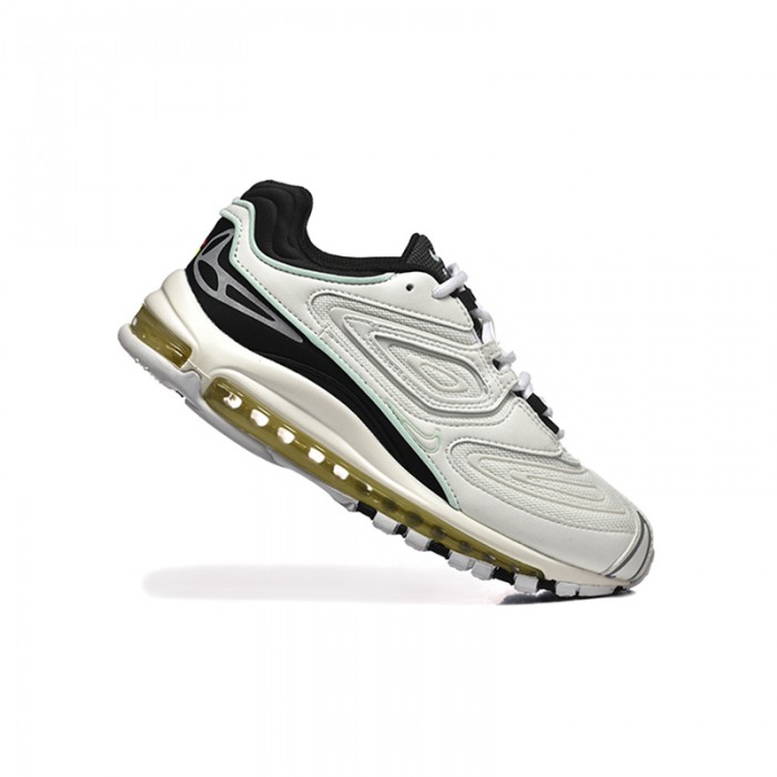 Air Max 98 Running Shoes-White/Black-7771815