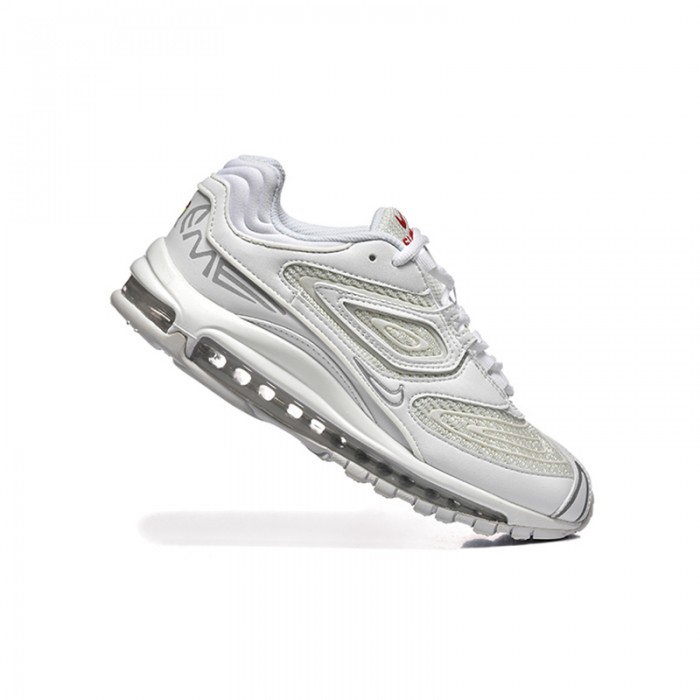 Air Max 98 Running Shoes-White/Gray-6150242