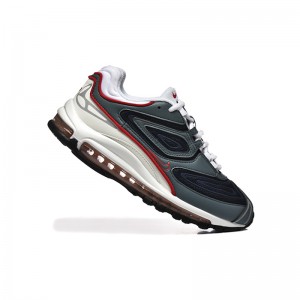 Air Max 98 Running Shoes-White/Navy Blue-8695512 Air Max 98 Running Shoes-White/Navy Blue-8695512