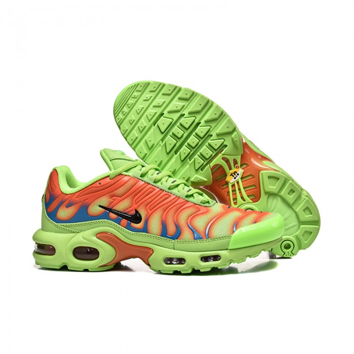 Air Max Plus TN Running Shoes-Green/Orange-672362