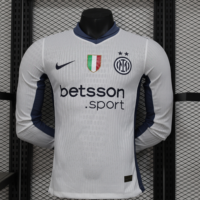 25/26 Inter Milan Away White Jersey Version Long Sleeve (Player Version)-8190665